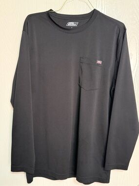 Dickies Men’s Long-Sleeve Pocket Tee - Black